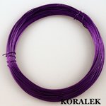 Keskivaalea violetti 15m, 0,5mm (24GA) kuparilanka