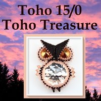 Toho 15/0 pyöreät siemenhelmet, Toho Treasure 11/0