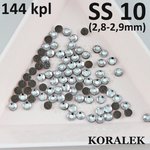 SS10 kristalli (hot fix), 144 kpl - silitettävät strassit